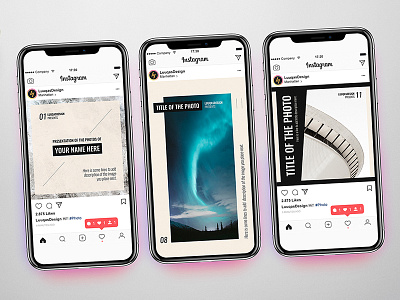 Photography Social Media Templates digital facebook instagram invitation media photo photography porfolio social stories templates