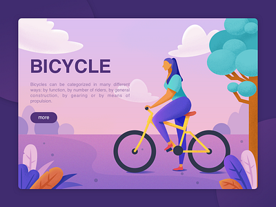 bicycle bike illustrator sport