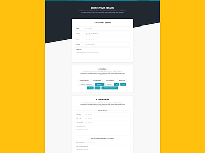 Hireme - Resume Creation forms hiring job resume