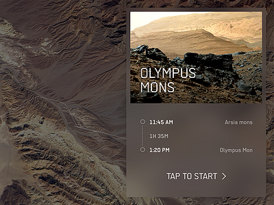 Mars Rover Tablet App app fui futuristic hud mars nasa rover tablet