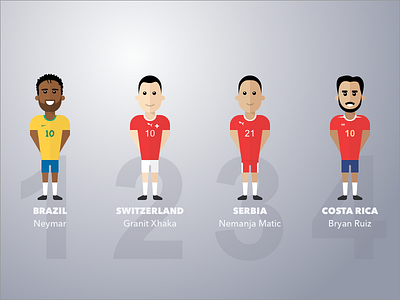 Group E avatar brazil costa rica fifa football illustration people serbia soccer sports switzerland world cup