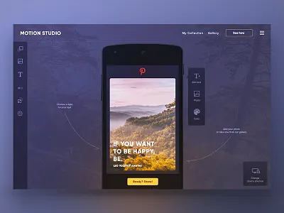 Online graphic design app app builder create graphic ios iphone online post social ui