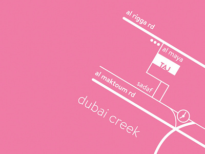 Minimal Map Illustration dubai map minimal print production stationery wedding