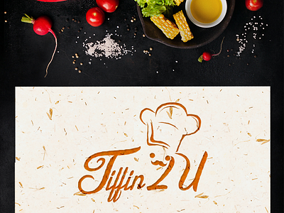 Tiffin2u Logo Design food logo restaurant tiffin