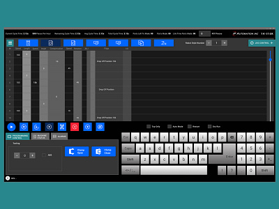 Complex solution for high-volume production machines dark ui icons redesign sketch telerikj touchscreen ui ux