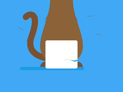Shattered broken cat coffee cup illustration morning mug