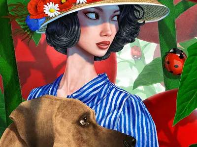 TOMATO PRINCESS fashion fashion illustration illustration