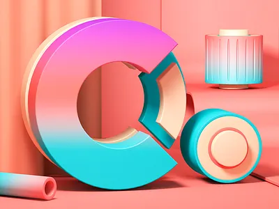 36 Days-C 3d c4d cinema4d design illustration render