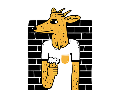 Brewery beer brewery character design illustration