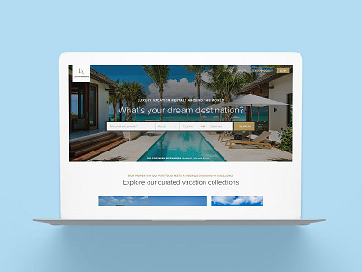 Luxury Retreats W3 Travel Website luxury property real estate rental travel ux vacation vacation rental villa wanderlust web website