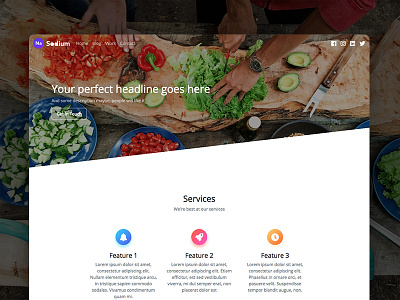 Sodium theme for Hugo blog business clean gohugo hugo minimal pricing responsive services team