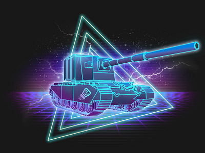 Retrowave Fv4005 tank fv4005 retrowave t shirt tank