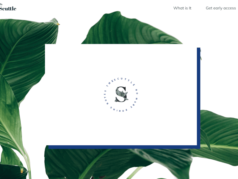 Coming Soon Header animation gif ui ux