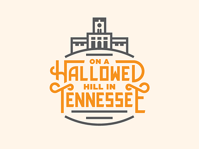 Hallowed pt. III conference hallowed hill lettering shirt tennessee tote bag type typography university ut