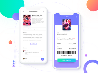 Cinema App01 app application cinema ios mobile movie ticket