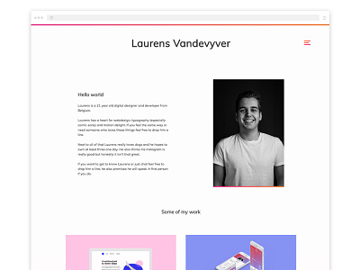 Portfolio belgium designer freelance personal portfolio projects