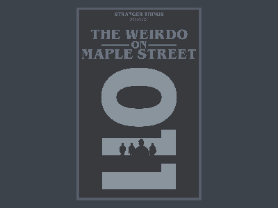 Stranger Things Poster - Season 1 Episode 2 minimalism poster poster design stranger things