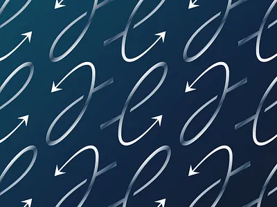 Pattern for The Efficiency App arrow brand branding glass gradient logo mark metallic pattern