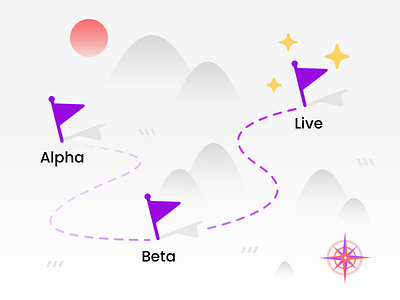 Roadmap 🚩 flag illustration japan map road targets