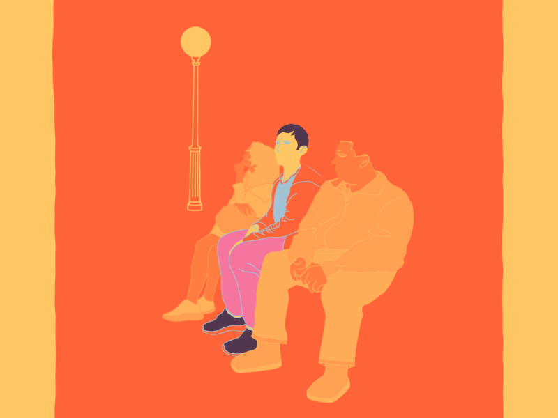 HIM bold colours ex him illo illustration motion