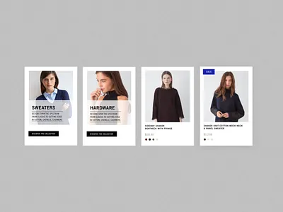 525 America Website black brand card fashion grid hover layers rollover typography website