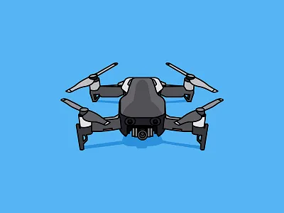 Mavic Air air dji drawing drone illustration mavic mavic air uav vector