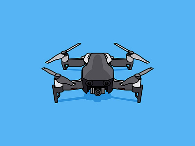 Mavic Air air dji drawing drone illustration mavic mavic air uav vector