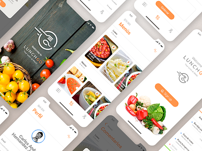 LunchGo App app food ios ui ux