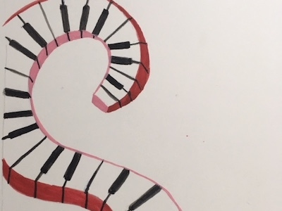33 Variations - version 3 gouache