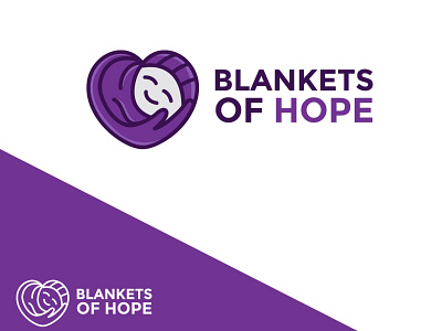 Blankets Of Hope baby heart logo