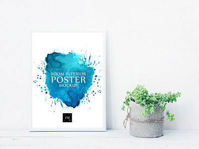 Room Interior Poster Mockup Free Psd advertising branding free free mockup freebie mockup mockup free mockup psd poster mockup psd