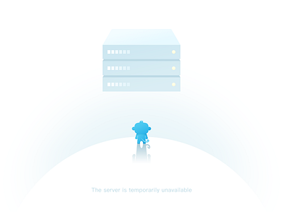 The server is unavaliable 404 connection default error flat hint illustration lose lost popover server