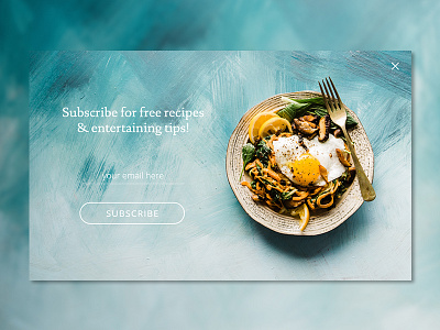 Daily UI #016 - Pop-Up / Overlay app daily ui daily ui challenge design desktop form interface overlay popup subscribe ui ux