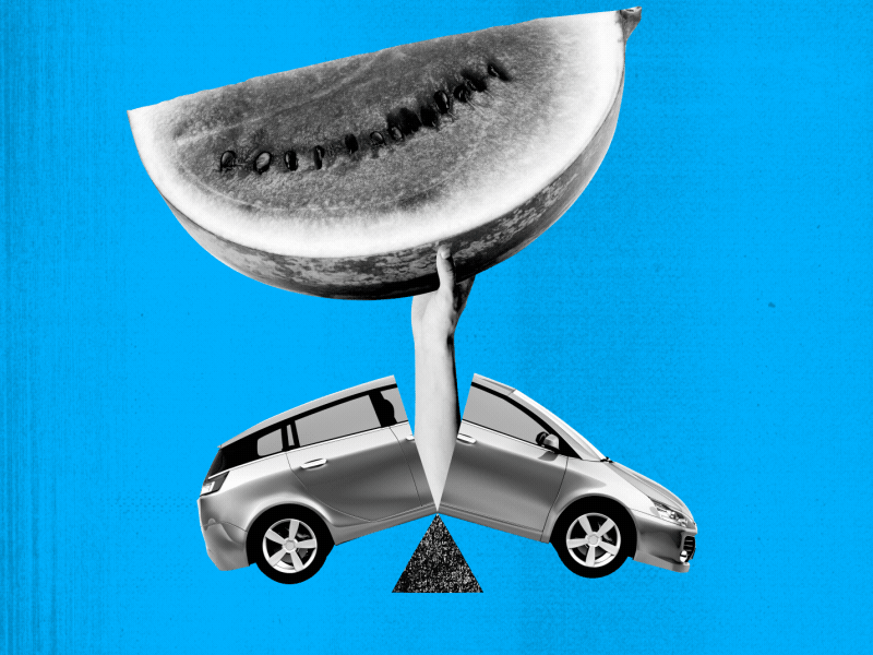 Sketch.15 animation car collage design fruit illustration motion