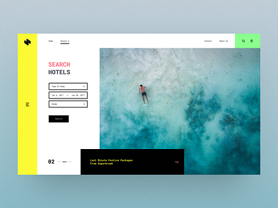 HeaderZ_02 design header landing minimal one page photoshop sketch ui ux web website