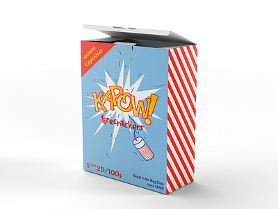 BSDS Challenge No. 8 - Summer & Bubblegum Sans bsds challenge firecrackers fireworks kapow label packaging summer type