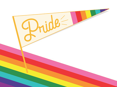 Pride Pennant bi gay gay pride lesbian lgbt pennant pride rainbow trans