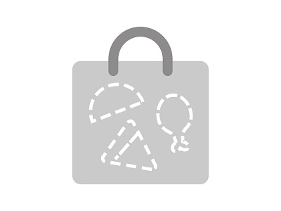 Eat24 - Empty Bag app bag cart delivery eat24 empty end food illustration sketch state vector