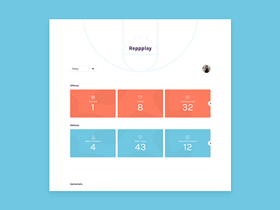 Reppplay analytics api app chrome extension dashboard desktop dribbble statistics stats website