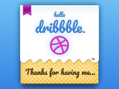 Dribbble hello shadowfun