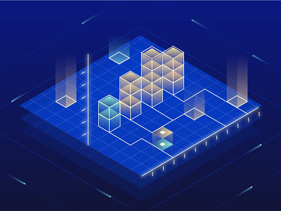 tech illustrator isometric