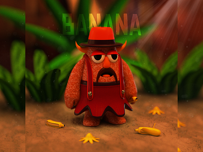 Don Banano- cinema4d creativa de dirección diseño maxon personajes publicidad.