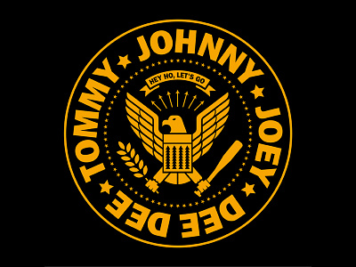 Ramones Logo arturo vega design illustration logo no disrepect johnny punk ramones