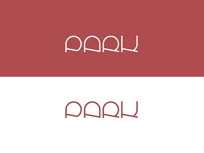 PARK / Part of a new project branding logo logodesign mark type typography wordmark