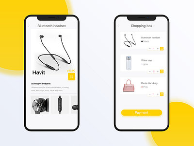 Shopping ui，app