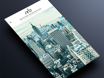 Mobil Website Design for Photographer branding landing minimal mobil screendesign simple ui ux web webdesign website