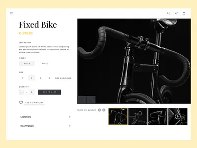 Daily UI challenge #012 — E-Commerce Shop (Single Item) daily daily challange e commerce interface shop ui ux