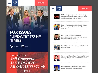 Editorial Design mobile ui web site