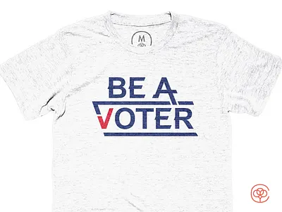 Be a Voter america check cotton bureau democrat obama politics republican shirt trump usa vote