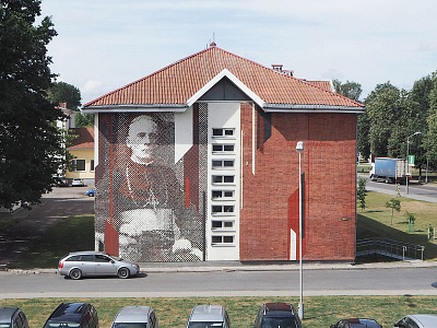 Mural of blessed Teofilius Matulionis kaišiadorys neomural plugas